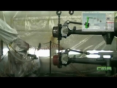 GR630-1900 Aplicação de robôs de pintura em peças de automóveis sobre eixo