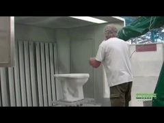 GR630-1900 com função autodidata de pintura robôs modelo CMA em banheiro na indústria de cerâmica