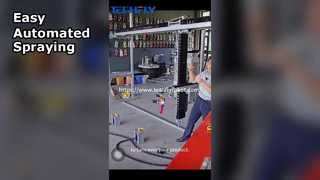 Vídeo de referência 2 para equipamento de pulverização de ensino de memória de arrasto automatizado não padrão